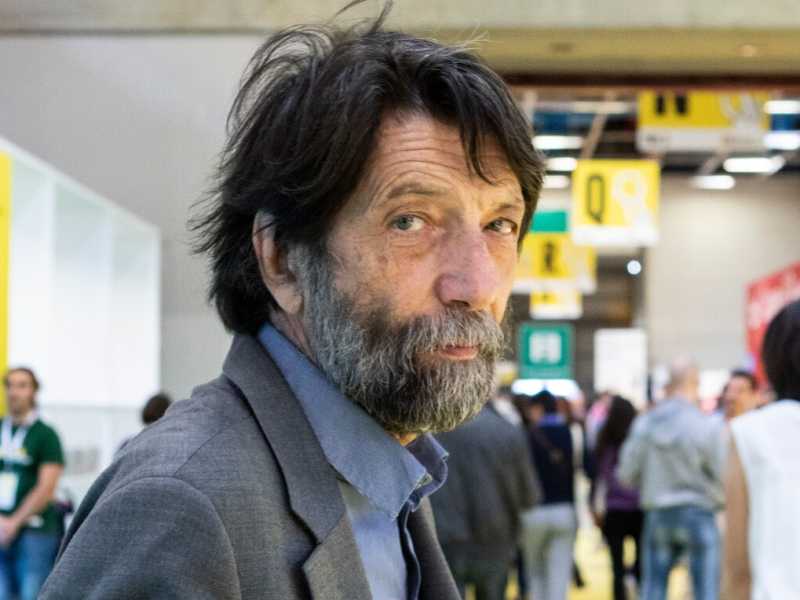 Massimo Cacciari al Salone Internazionale del Libro di Torino - Foto LaPresse/Andrea Alfano