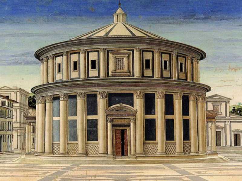 Citt&agrave; ideale, autore sconosciuto, Galleria Nazionale delle Marche, Urbino