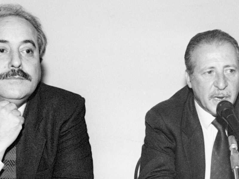 Giovanni Falcone e Paolo Borsellino (foto LaPresse)