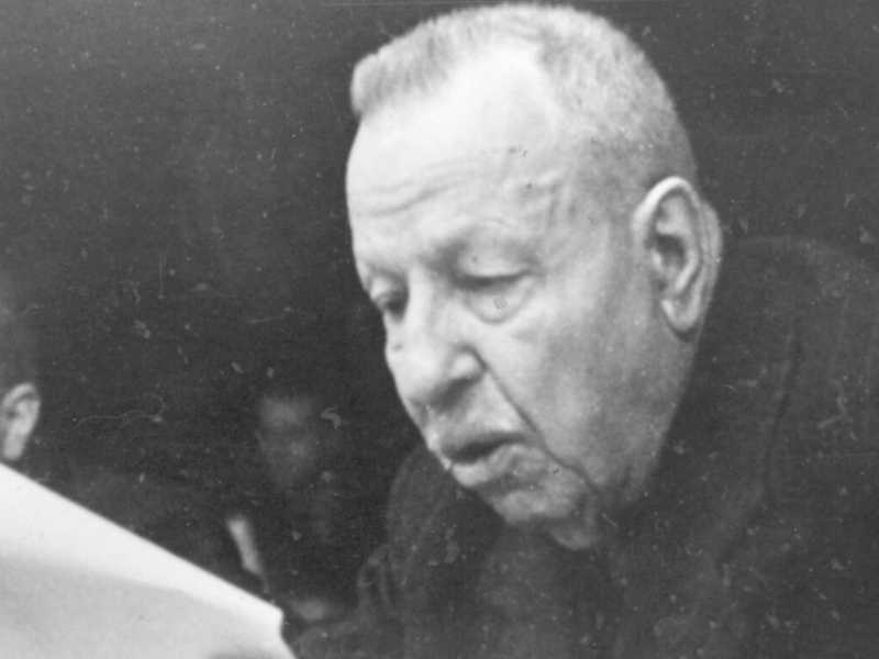 Bendetto Croce parla al congresso del Partito liberale italiano, nel maggio 1946 (foto LaPresse)