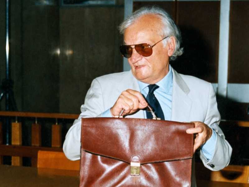 Bruno Contrada in uno scatto del 1995 (foto LaPresse)