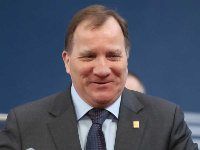 Il premier svedese Stefan L&ouml;fven (foto LaPresse)