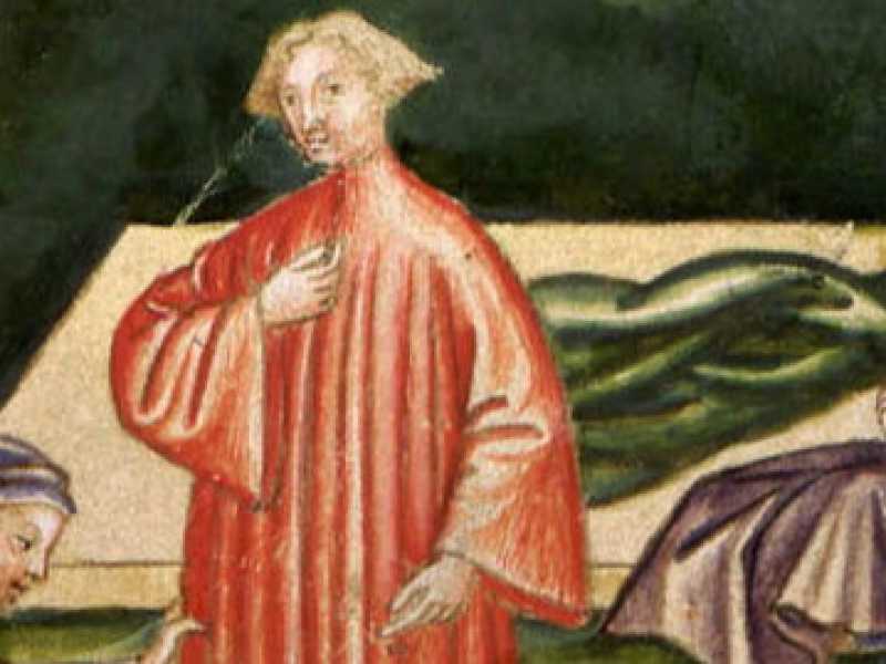 La bottega del lanaiolo, XIV secolo (Wikipedia)