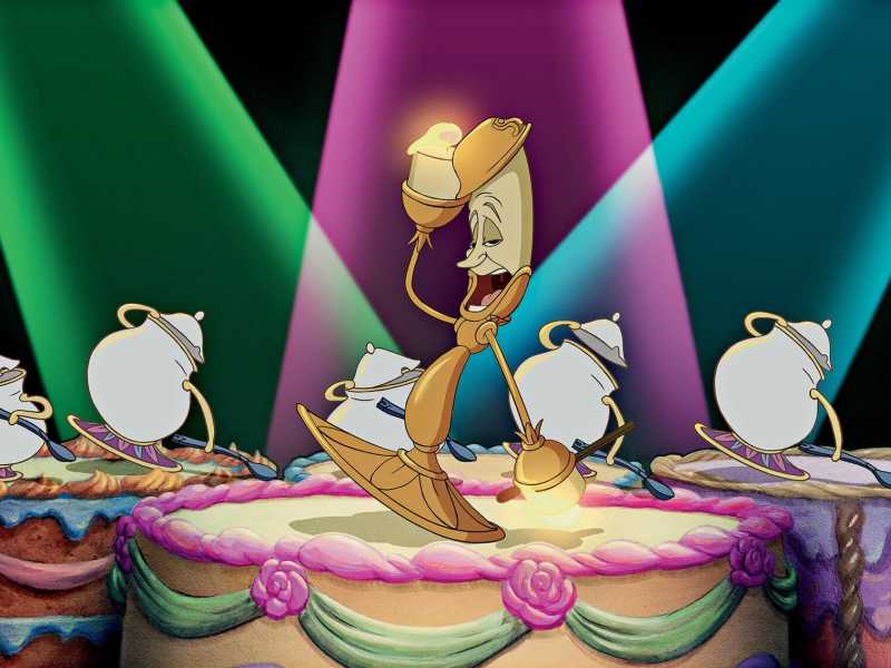 Una scena del cartone animato &ldquo;La Bella e la Bestia&rdquo; (copyright Disney)