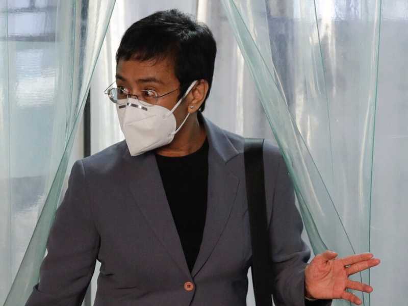 Filippine: la giornalista Maria Ressa in tribunale a Manila (LaPresse)