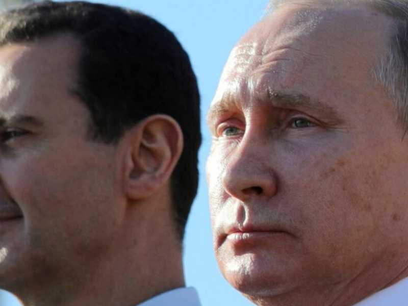 Bashar al Assad e Vladimir Putin (foto LaPresse)