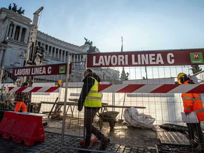 Metro a piazza Venezia