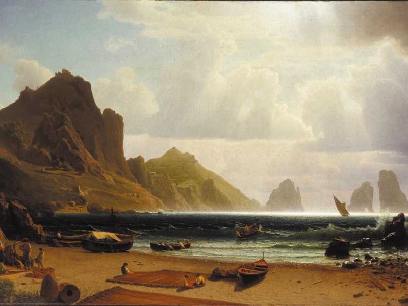 Albert Bierstadt, Marina Piccola, Capri, 1859