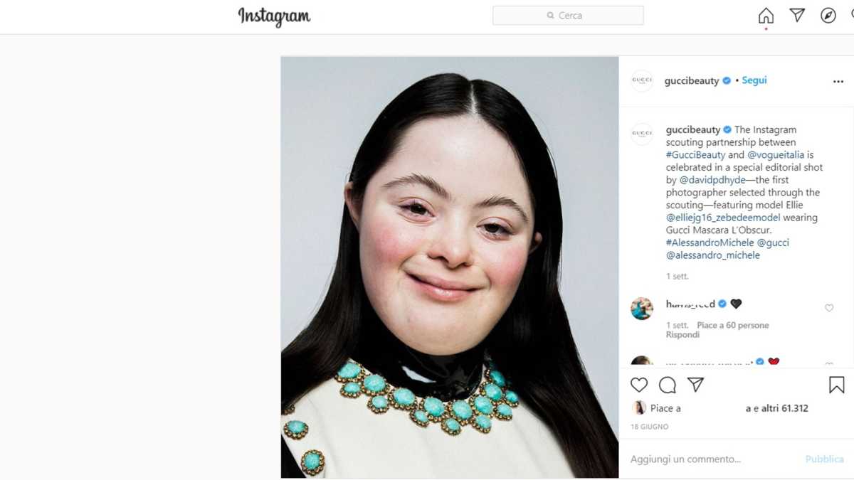 Immagine di L'eccezionalità non è una modella down, ma la stampa che la trasforma in una notizia