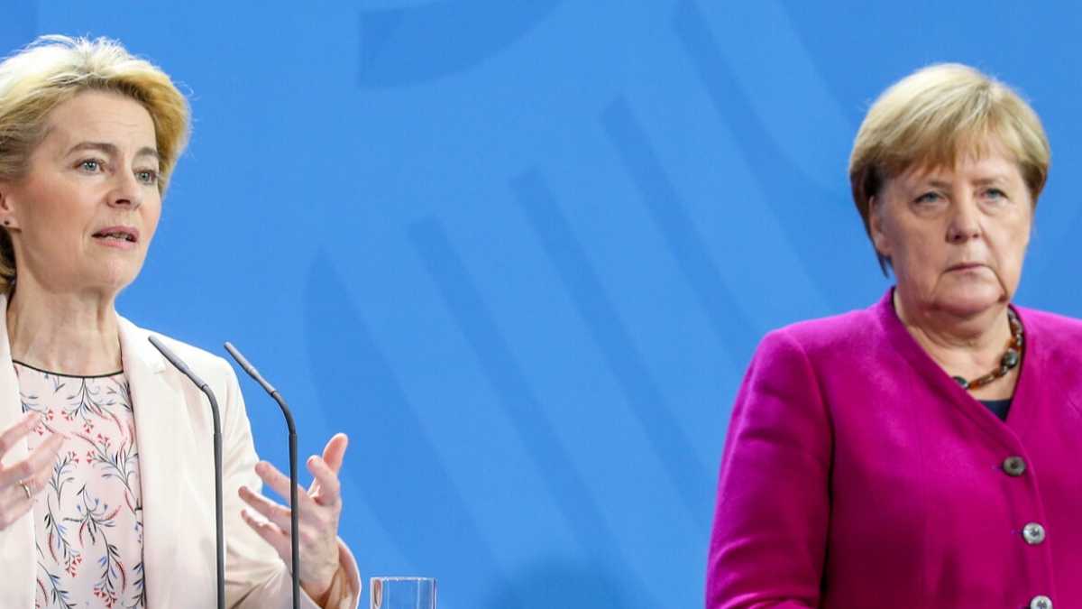 Immagine di Così Merkel e von der Leyen cercano l'accordo sul Recovery Fund