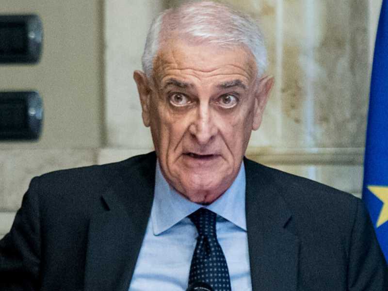 Il presidente dell'Anac, Francesco Merloni (foto LaPresse)