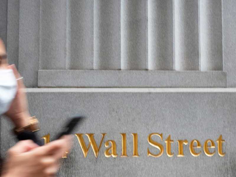 Un'immagine di Wall Street, New York