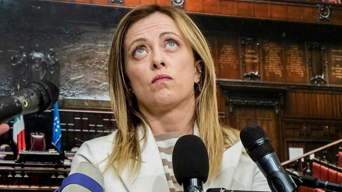 Immagine di Oscenità del Fatto contro Giorgia Meloni