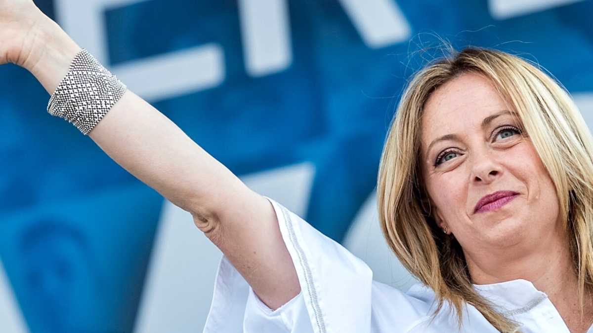Immagine di Giorgia Meloni, la segretaria tricolore