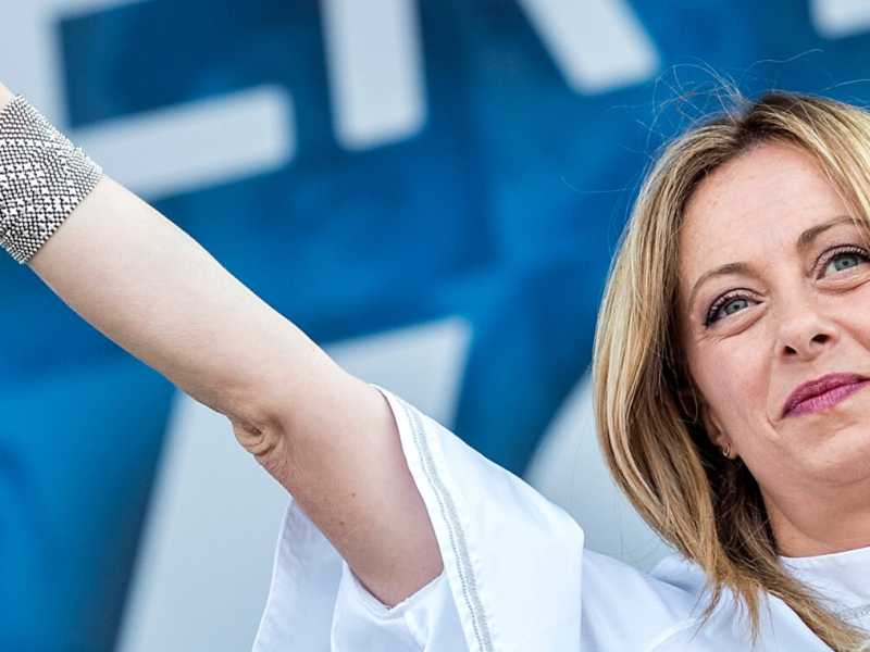 Giorgia Meloni (foto LaPresse)
