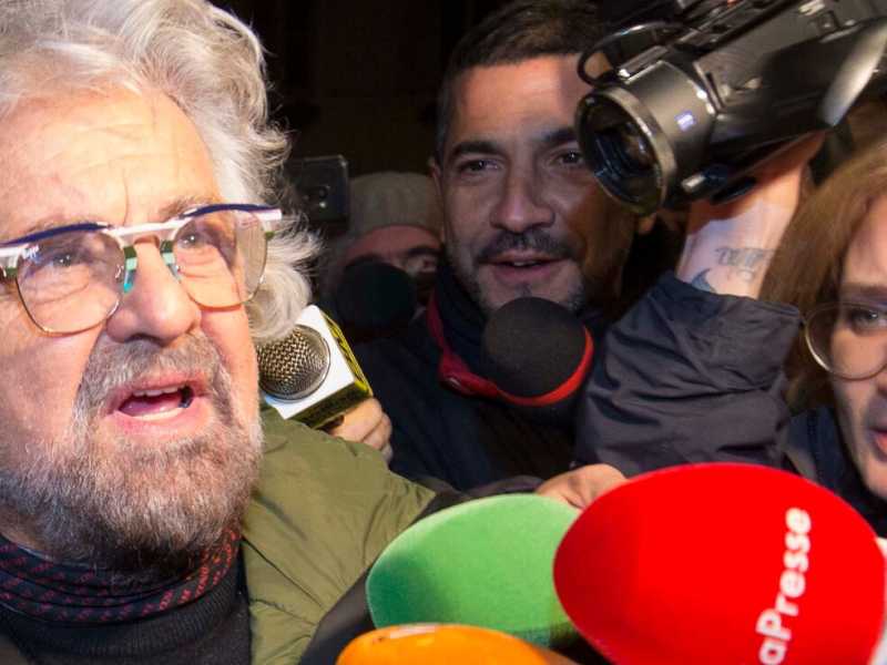 Beppe Grillo (foto LaPresse)
