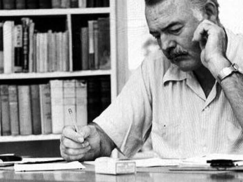 Ernest Hemingway (foto Pinterest)