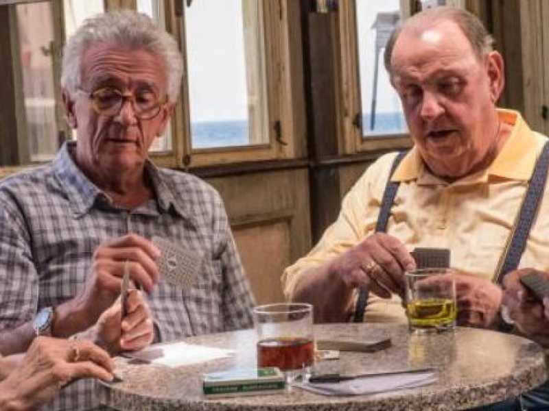 Una scena da "I delitti del Bar Lume"