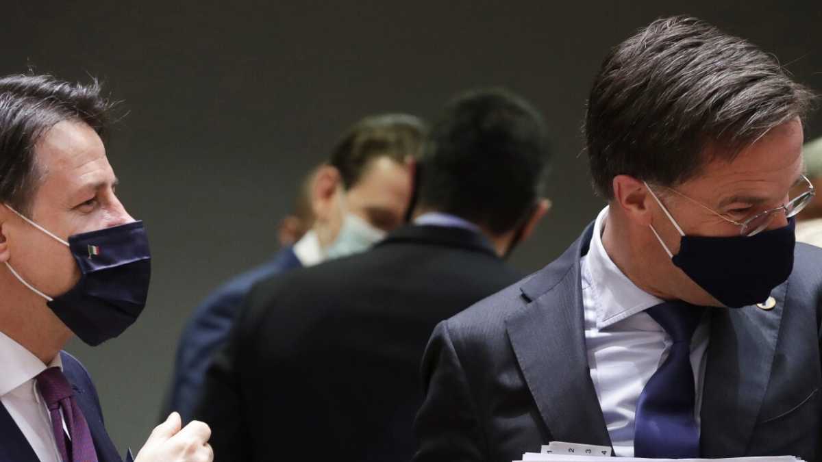 Immagine di Rutte sostiene più Conte che la Commissione europea