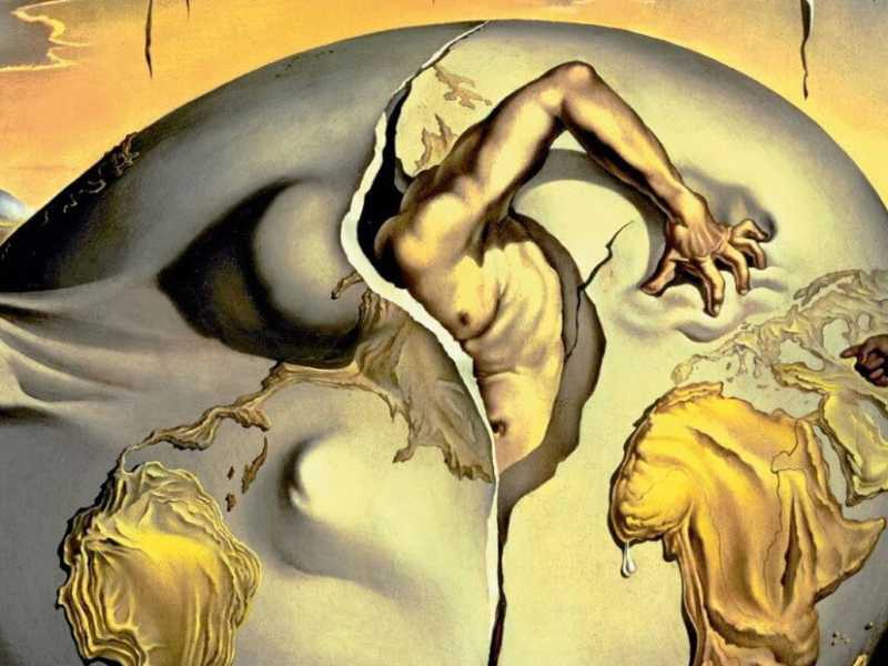  Dali Universe Bambino geopolitico guarda la nascita dell'uomo nuovo - Salvador Dal&igrave;