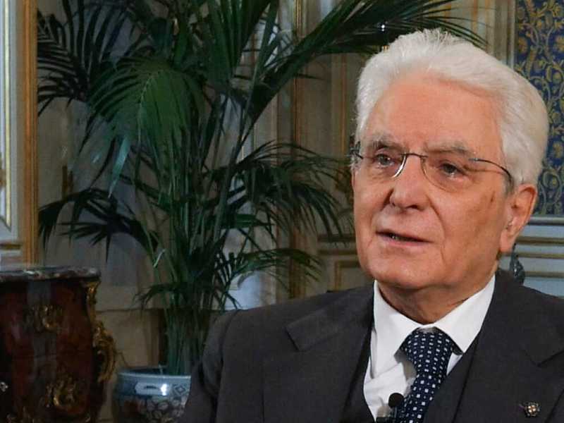 Sergio Mattarella (foto LaPresse)