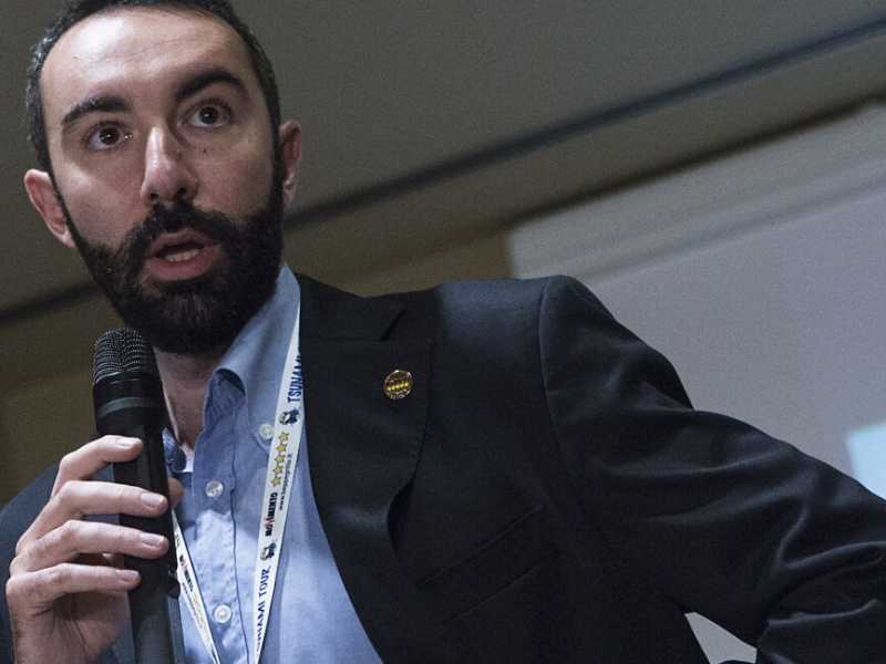 Davide Barillari, consigliere regionale del Lazio (foto LaPresse)