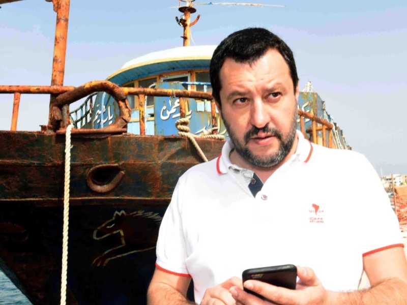 Matteo Salvini (foto LaPresse)