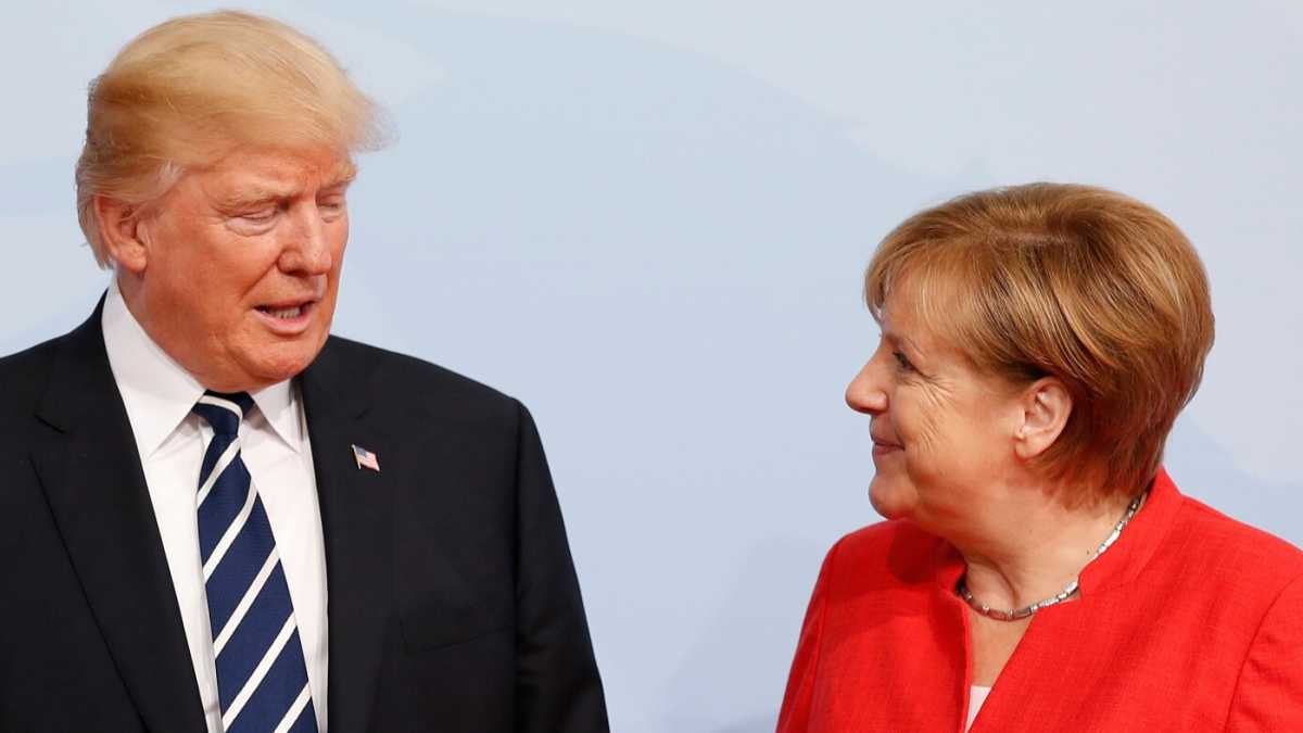 Immagine di Merkel vs Trump