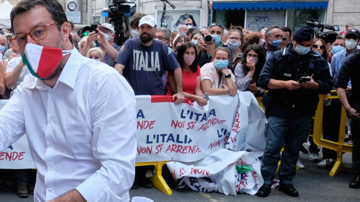 Immagine di Salvini insegue Pappalardo: due piazze, una sola immoderazione