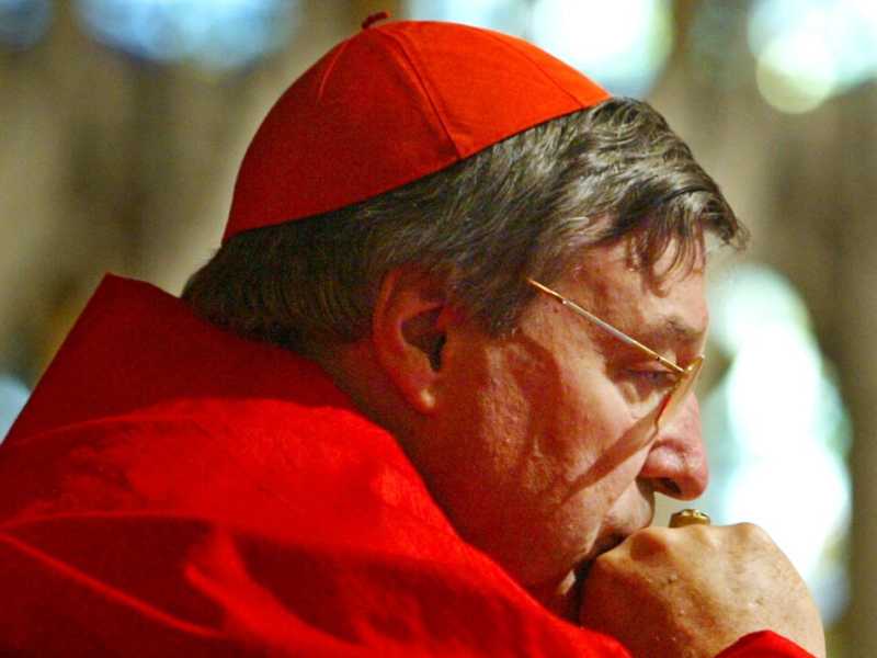 Il cardinale George Pell (foto LaPresse)