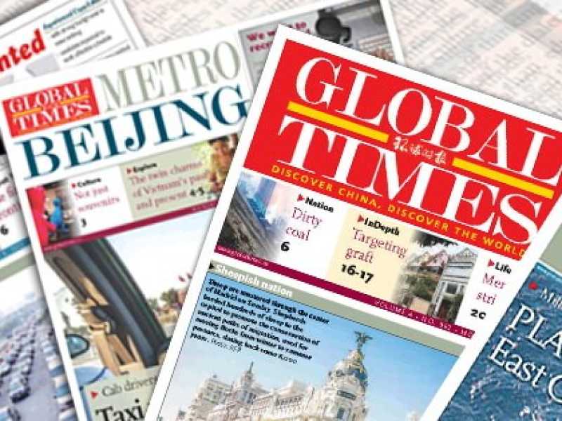 Foto tratta dalla pagina Facebook del Global Times