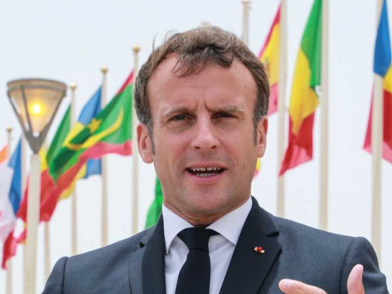 Emmanuel Macron (foto LaPresse)