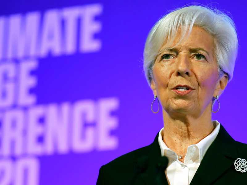 Christine Lagarde (foto LaPresse)