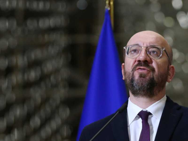 Il presidente del Consiglio europeo, Charles Michel (foto LaPresse)
