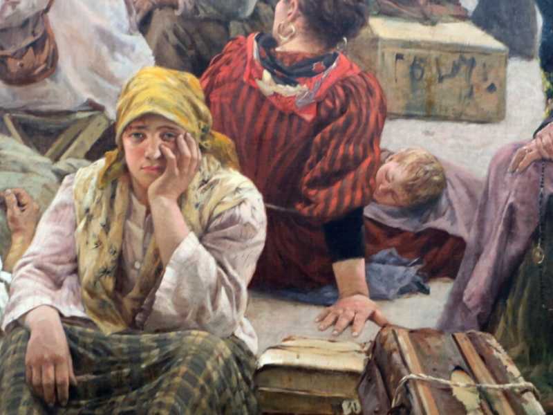 Angelo Tommasi, Gli emigranti, 1896
