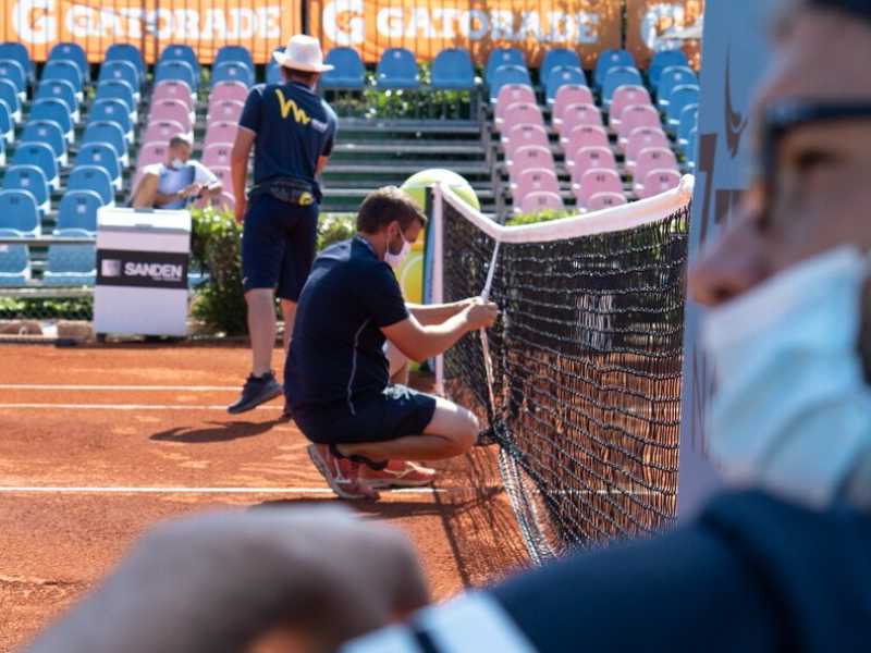 Preparativi in campo a Todi, durante i Campionati Italiani Assoluti in programma fino al 28 giugno (foto di Marta Magni) 