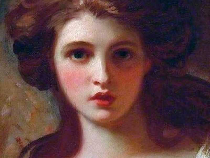 Lady Hamilton ritratta come Circe, dipinto di George Romney
