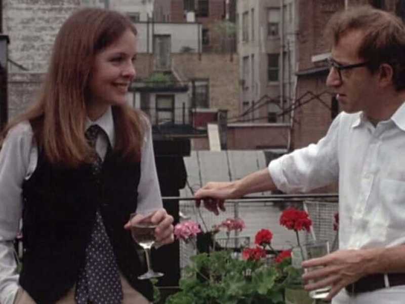 Una frame di Io e Annie, di Woody Allen (film del 1977)