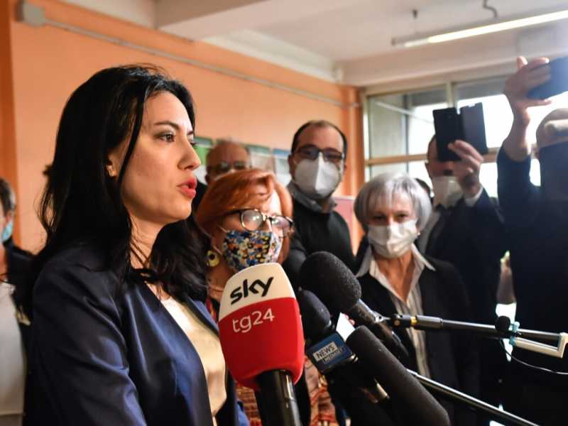 Il ministro dell'Istruzione Lucia Azzolina (foto LaPresse)