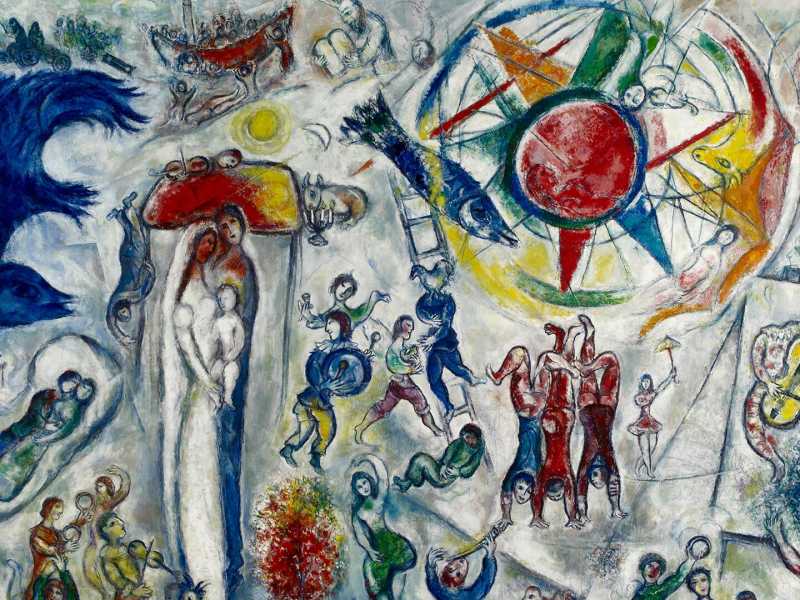 Marc Chagall, La Vie, una delle sue opere più celebri (un olio su tela del 1964)