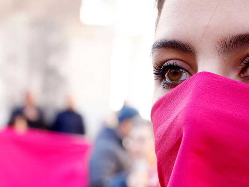 Roma, manifestazione femminista a Montecitorio
