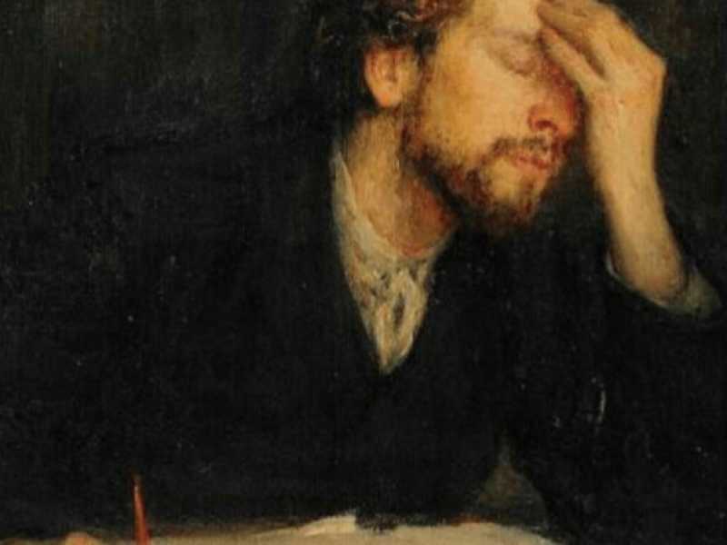 La passione della creazione dipinta nel 1892 da Leonid Osipovič Pasternak