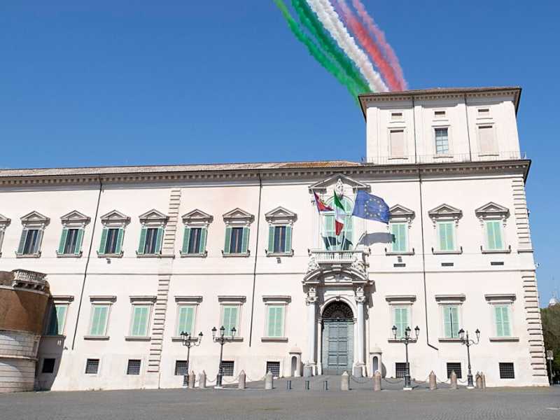 Il palazzo del Quirinale (foto LaPresse)