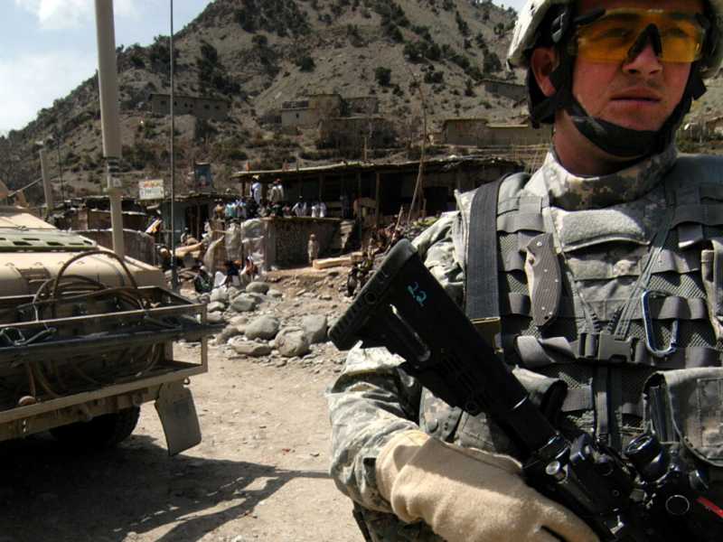 Militari americani in Afghanistan (foto LaPresse)