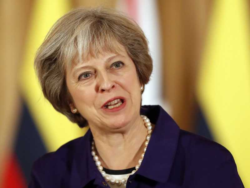Theresa May (foto LaPresse)