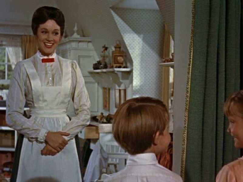 Una scena del film "Mary Poppins"