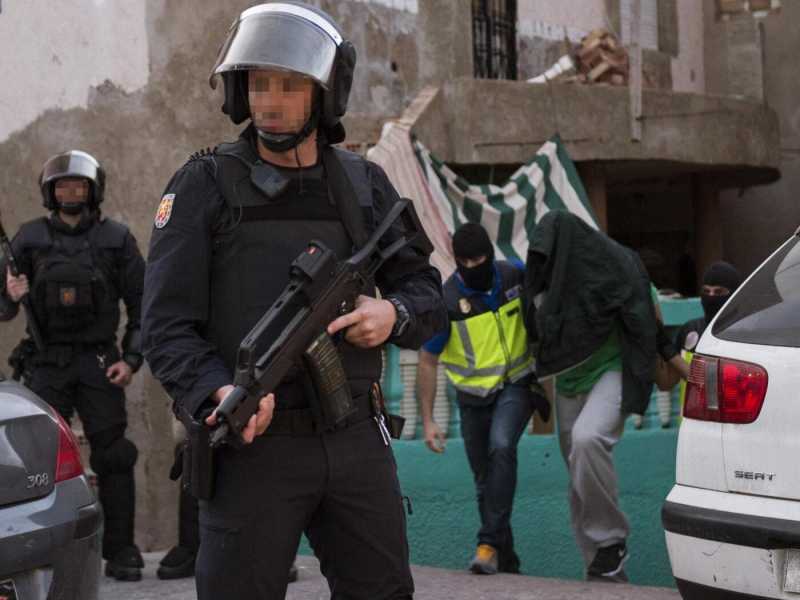 Spagna, arrestati jihadisti a Melilla (foto LaPresse)