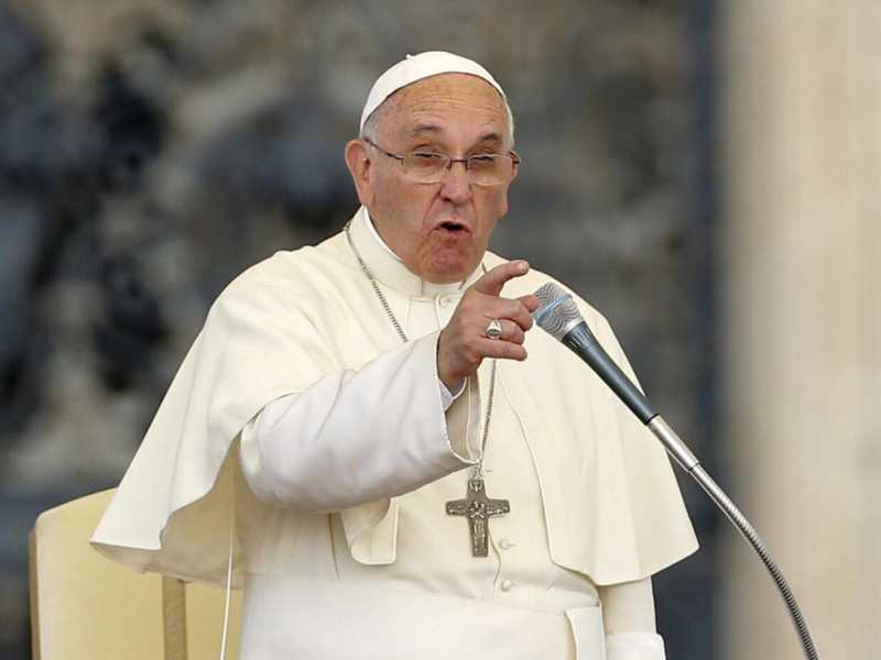 Papa Francesco (foto LaPresse)