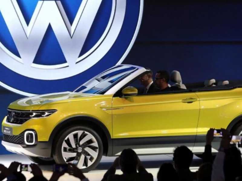 Volkswagen T-Cross Breeze al San Paolo Motor Show 2016 (foto LaPresse)