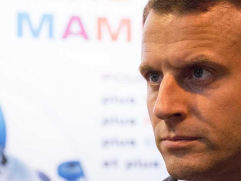 Emmanuel Macron (foto LaPresse)